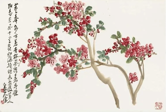 白龙山人 | 《花好月圆》册_王震_作品_大利