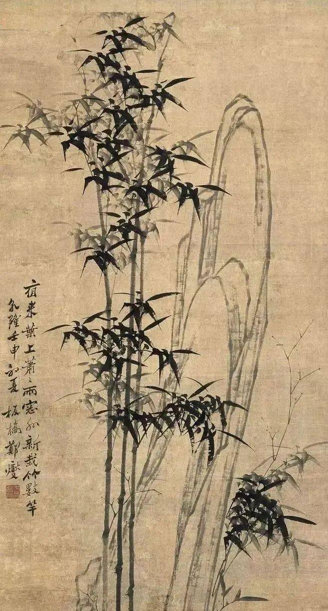 扬州八怪之一郑板桥 花鸟画兰花竹子欣赏