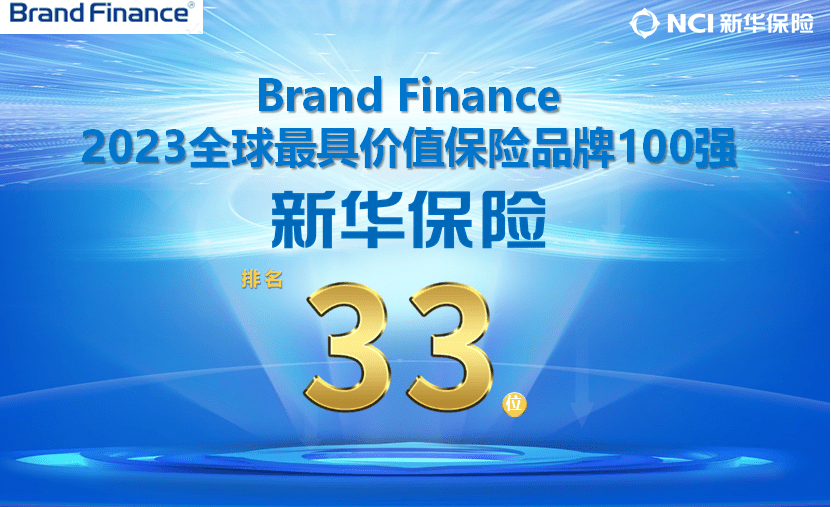 新华保险持续9年入选全球更具价值保险品牌前50强