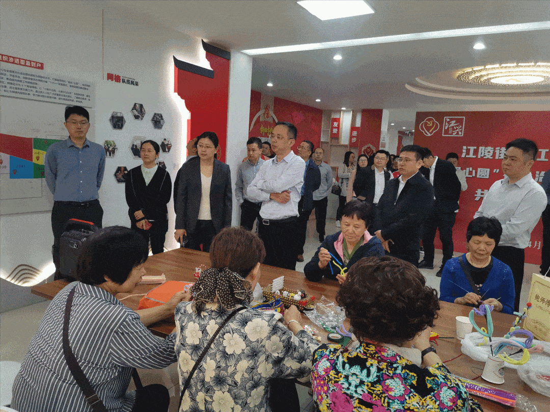 吴中区长桥街道考察调研江陵街道文明城市常态长效工作