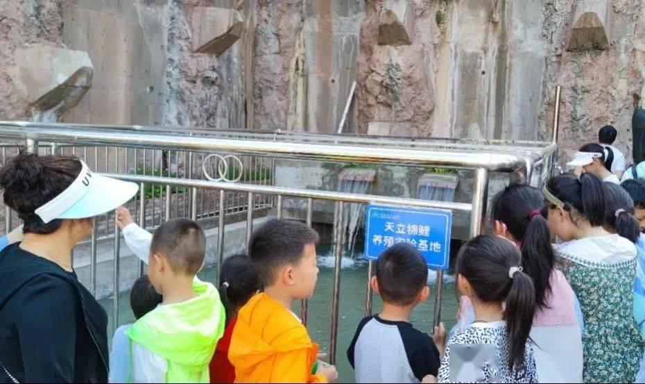 参观天立学校在签到后,共青团彝良县委副书记凌筱向20组青年家庭介绍