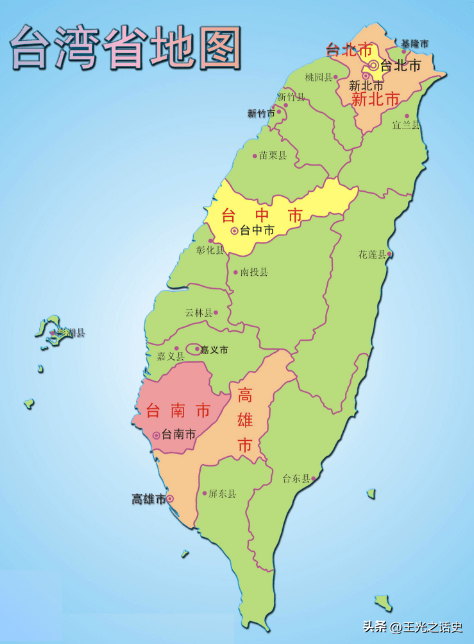 台湾省地图在台湾省,省会台北自然是当仁不让的第一城,然而事实上