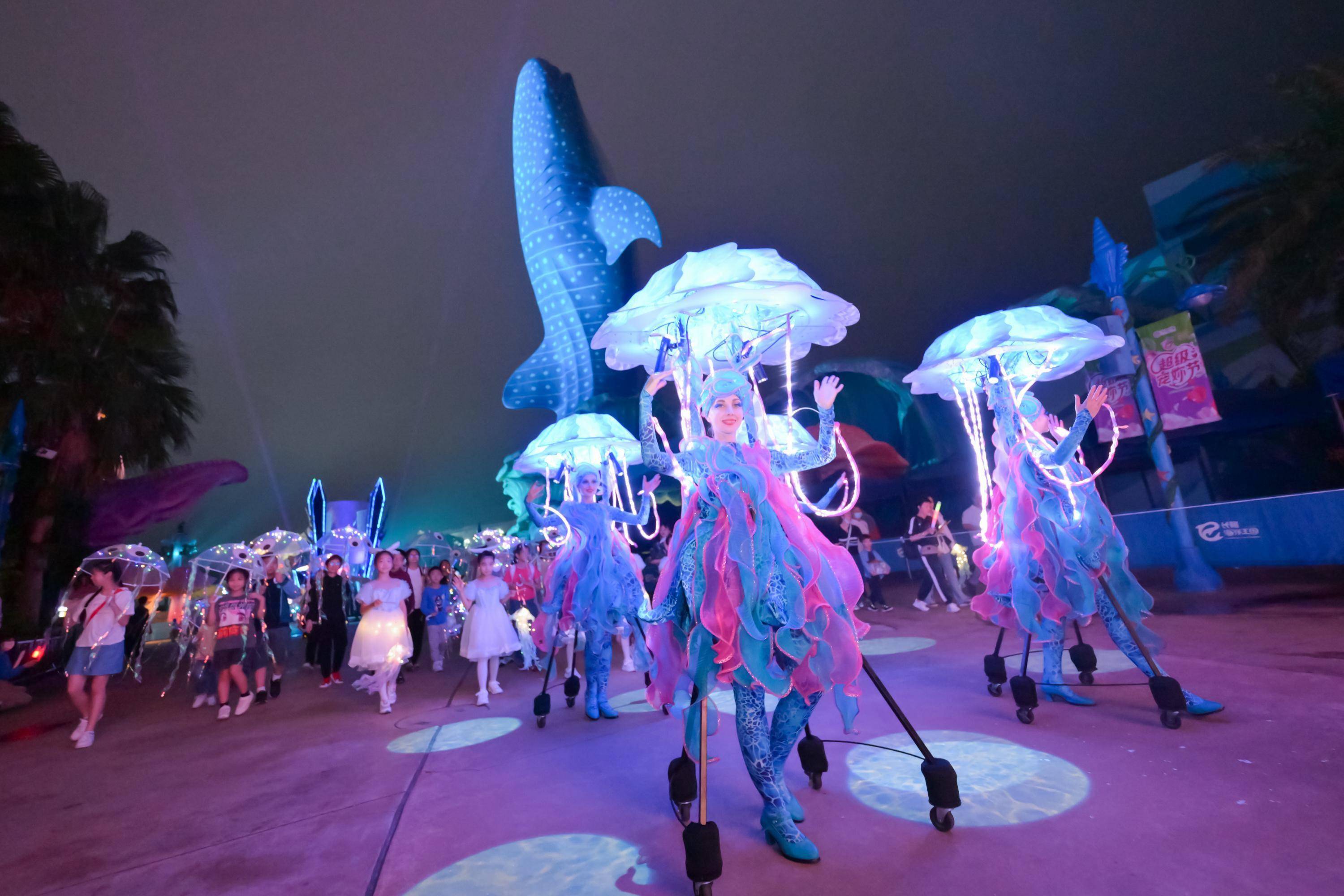 滨海度假人气高涨 珠海长隆成出游热门选择_水母_海洋_猛犸