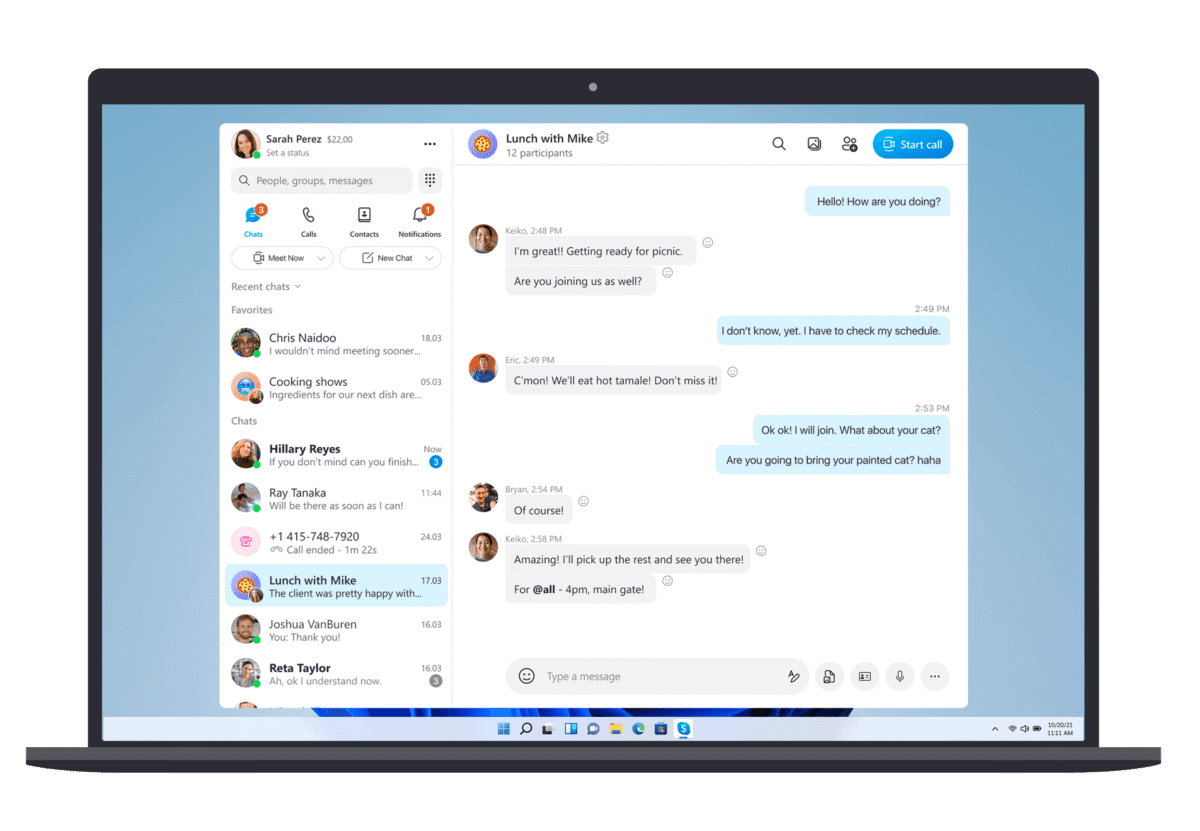 桌面版微软Skype应用新增“Today”选项卡 让用户随时了解最新消息和趋势