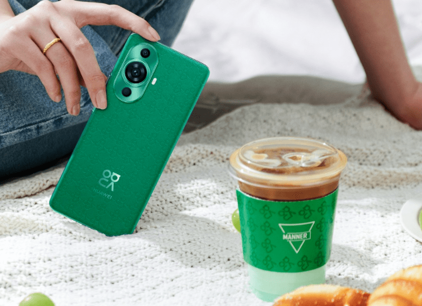 华为也来卖咖啡了?设计好清爽!_nova_品牌_手机