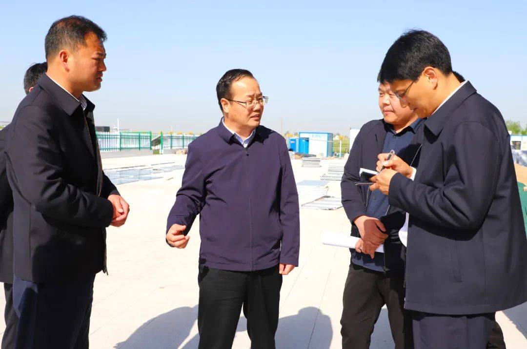 淮阳区委书记张建党带队调研高标准农田,引江济淮工程和西红柿产业园