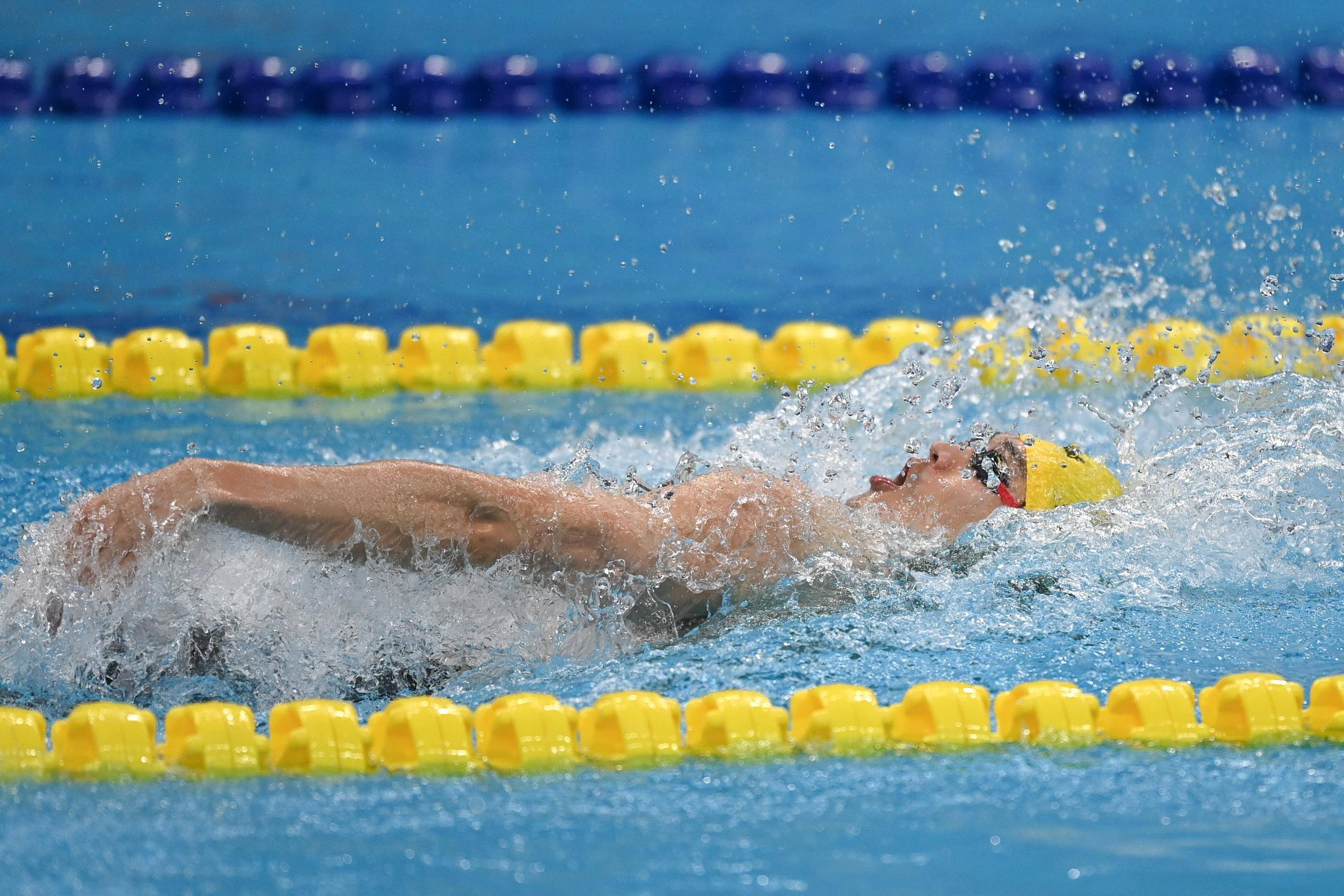 (体育)游泳——全国冠军赛:徐嘉余夺男子100米仰泳冠军_新华社_黄宗治