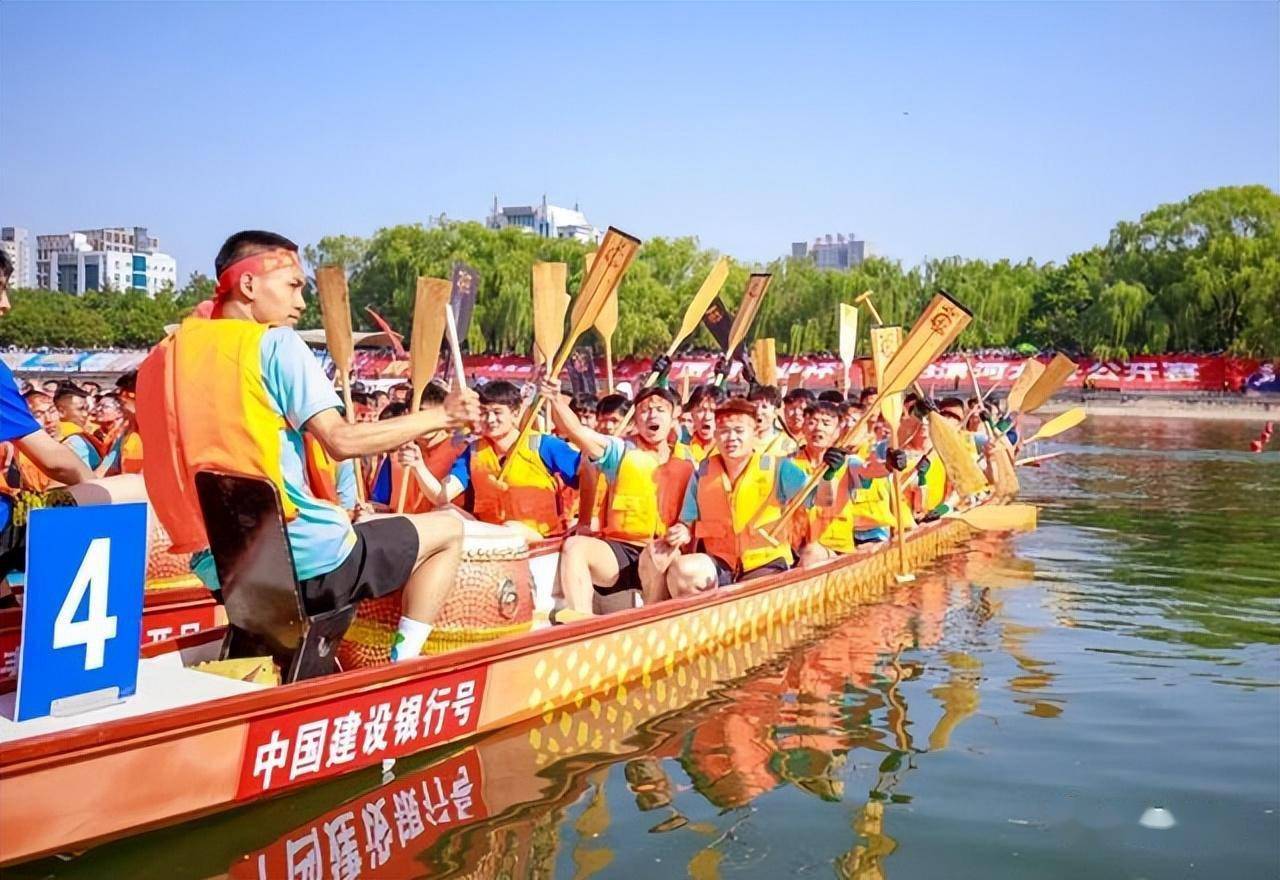 多图直击,漯河龙舟赛现场超燃!_河面上_护栏_活动