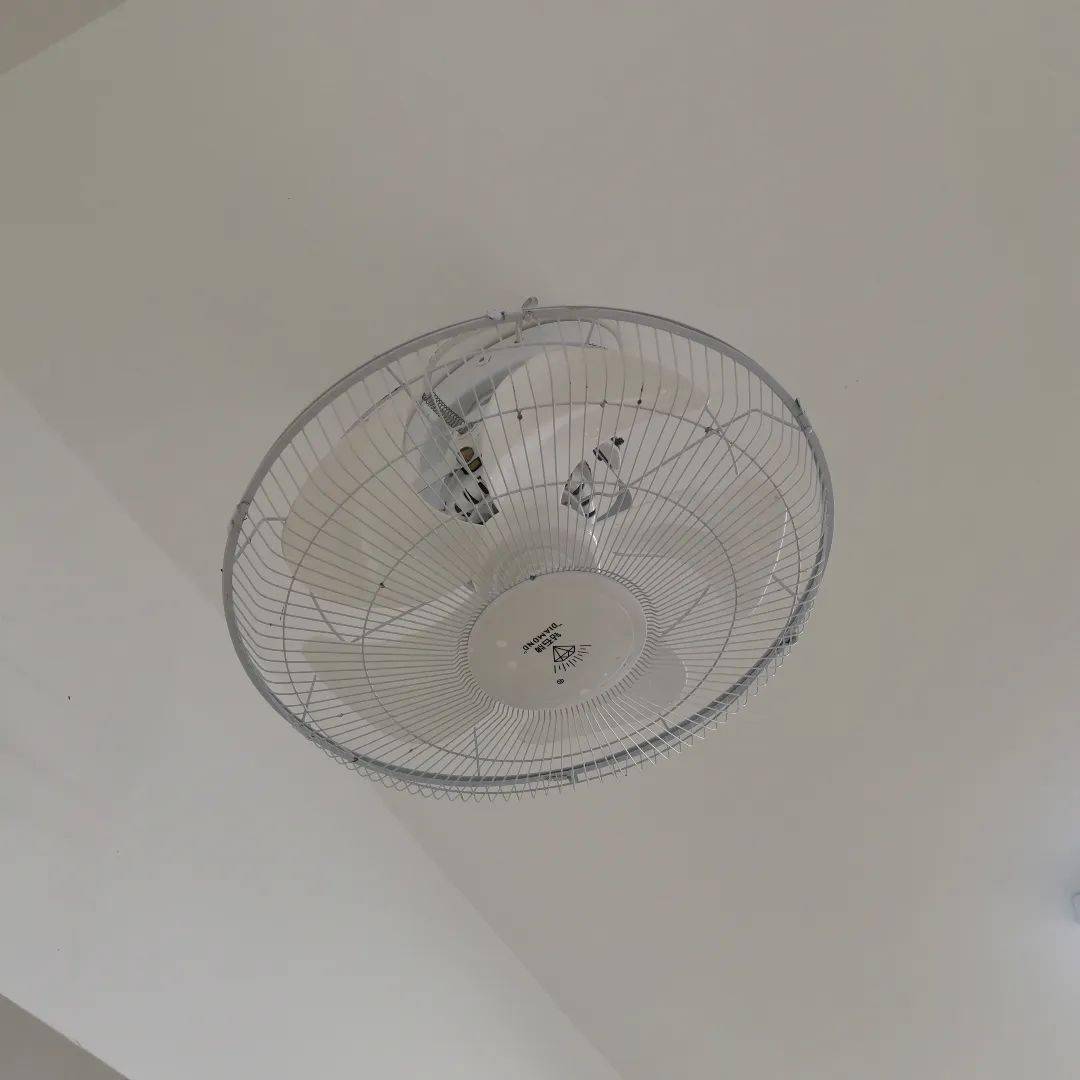 教室风扇焕然一新,处处清爽洁净