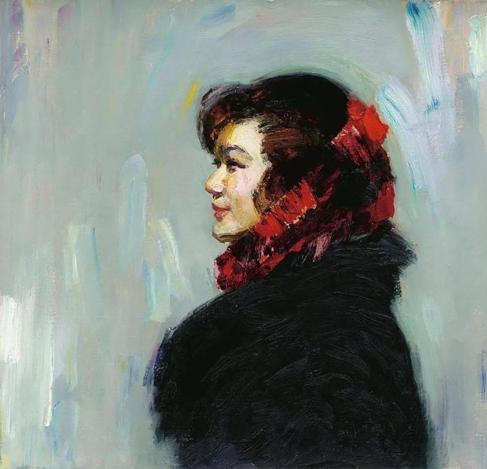 中国著名油画家詹建俊油画作品欣赏_cm_艺术_纸本