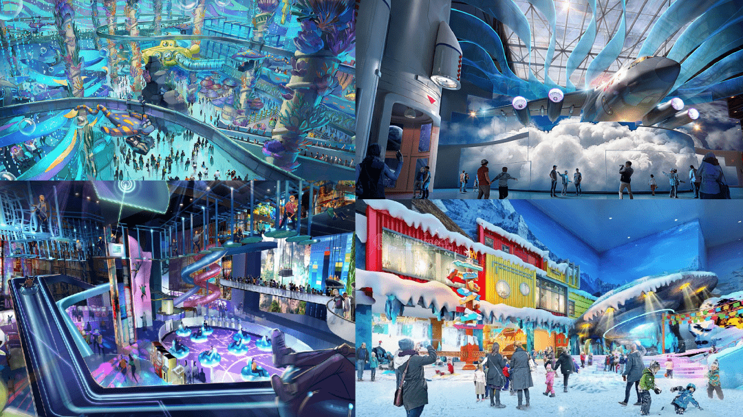 全国首创!五棵松再添打卡地!元宇宙冰雪潮玩小镇年底亮相——_华熙_中心_冰上