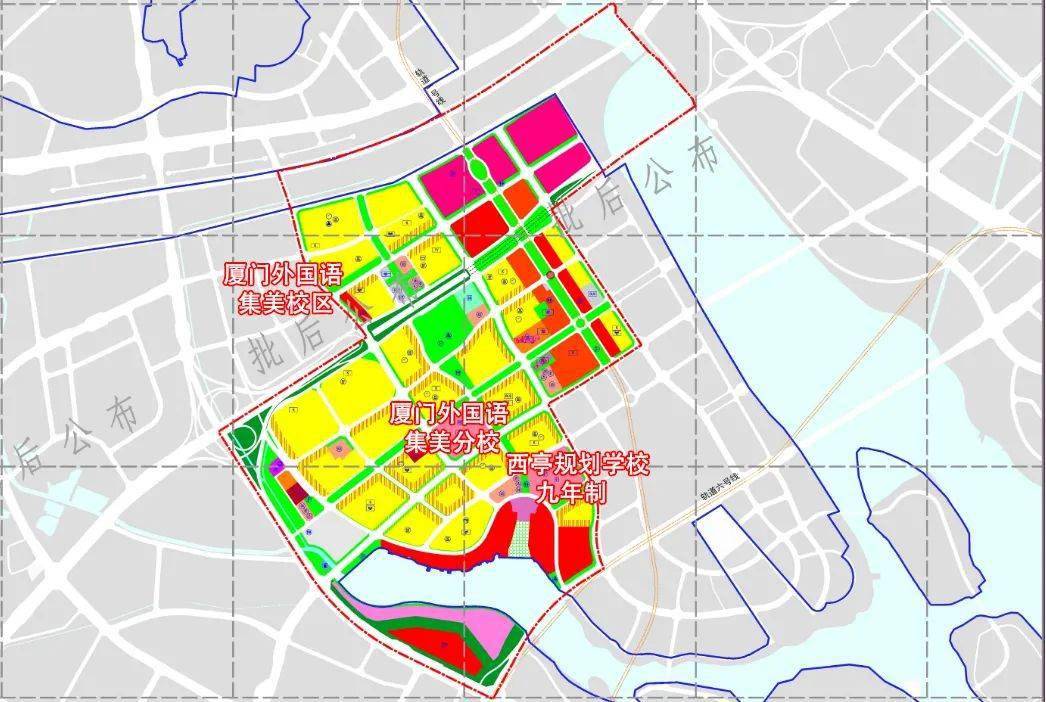 厦门集美规划图2020年图片