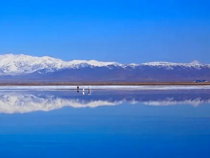 青甘大環線丨茶卡鹽湖_湖面_青海_湖水