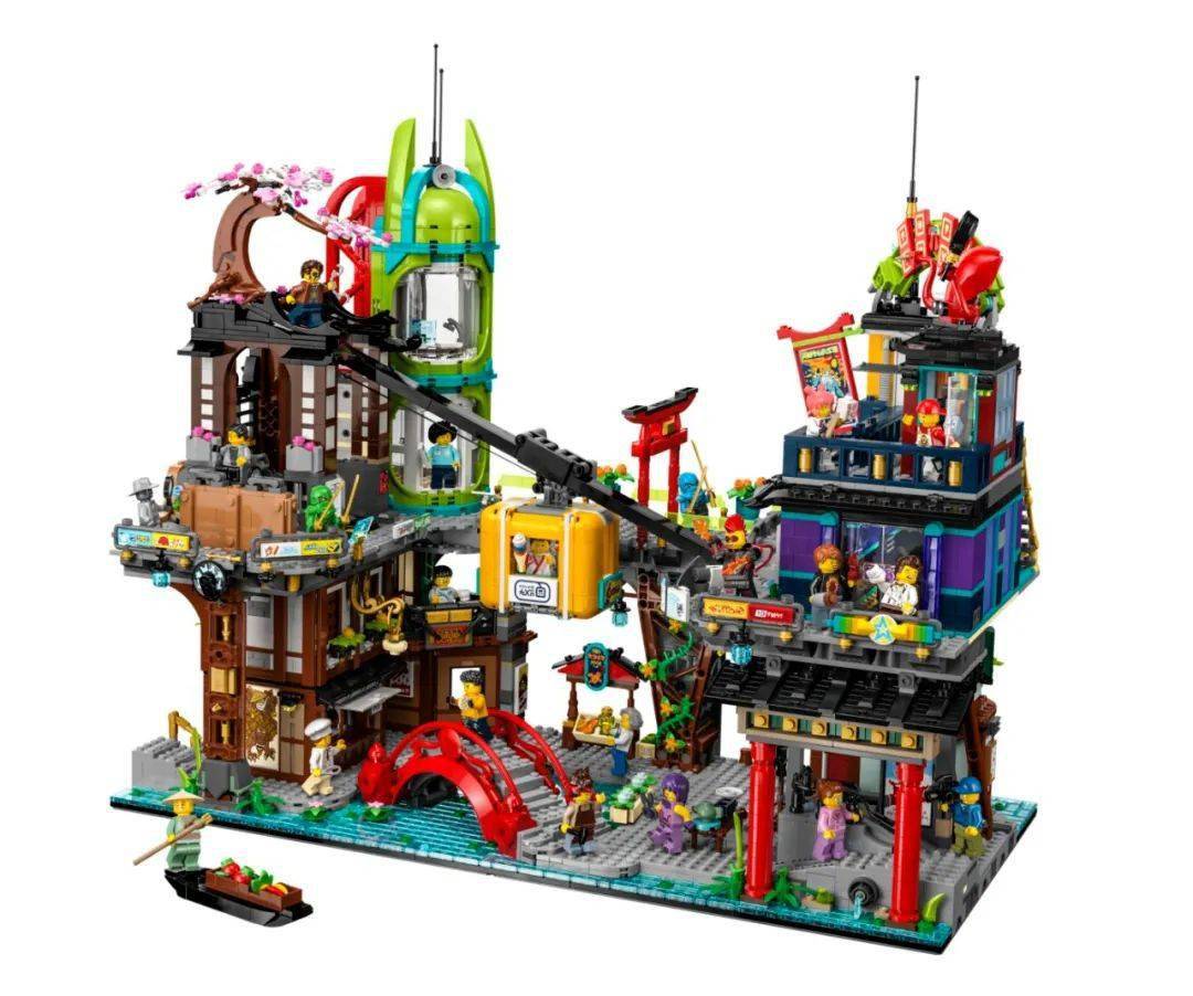 新品预告~ lego乐高幻影忍者71799忍者城市市集_工作_上市_时间