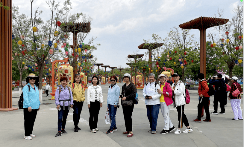颐和园分园组织园民春游延庆世博园_王玉萍_建筑_北京
