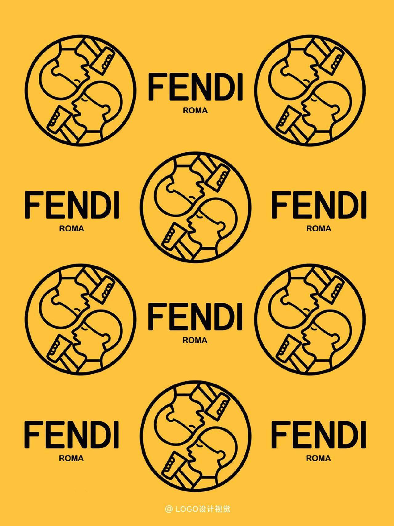喜茶联名fendi,新logo源于"老佛爷"笔下的双f!_karl_标志_服装