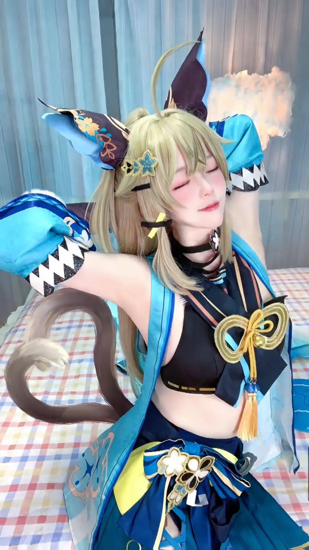 小姐姐cos绮良良,元气满满_@aira_来源_twi