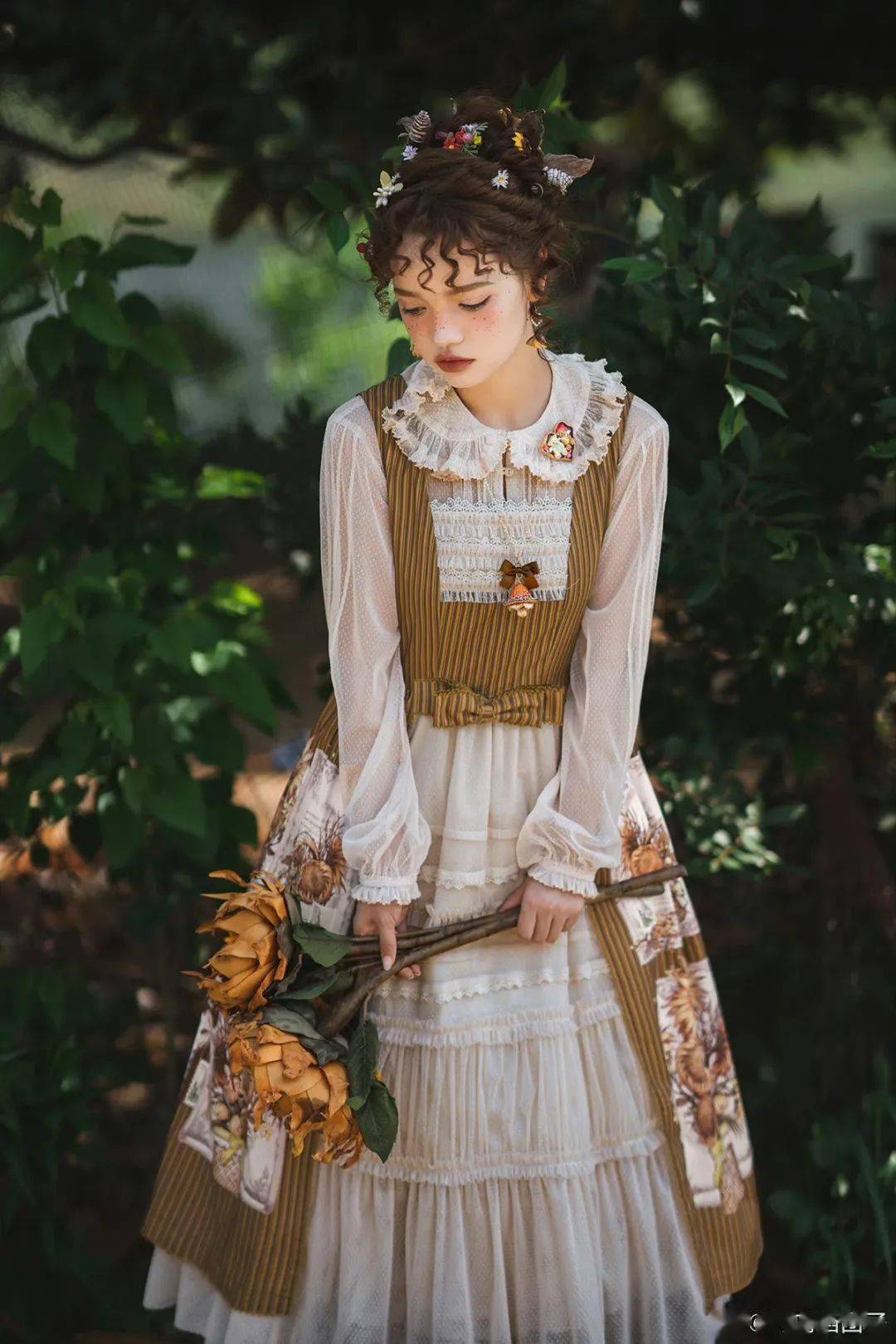 穿上这些田园风lolita,与5月的繁花一起绽放!_by_状态_少女