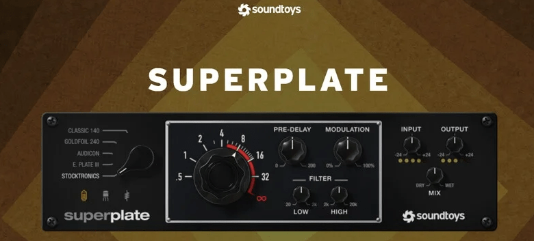 Soundtoys 板式混响效果器插件 SuperPlate 上市_衰减_模拟_https