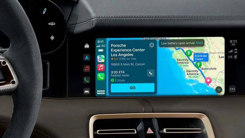 保时捷宣布和苹果展开合作 将成为第2家正式部署Apple Maps EV Routing车企