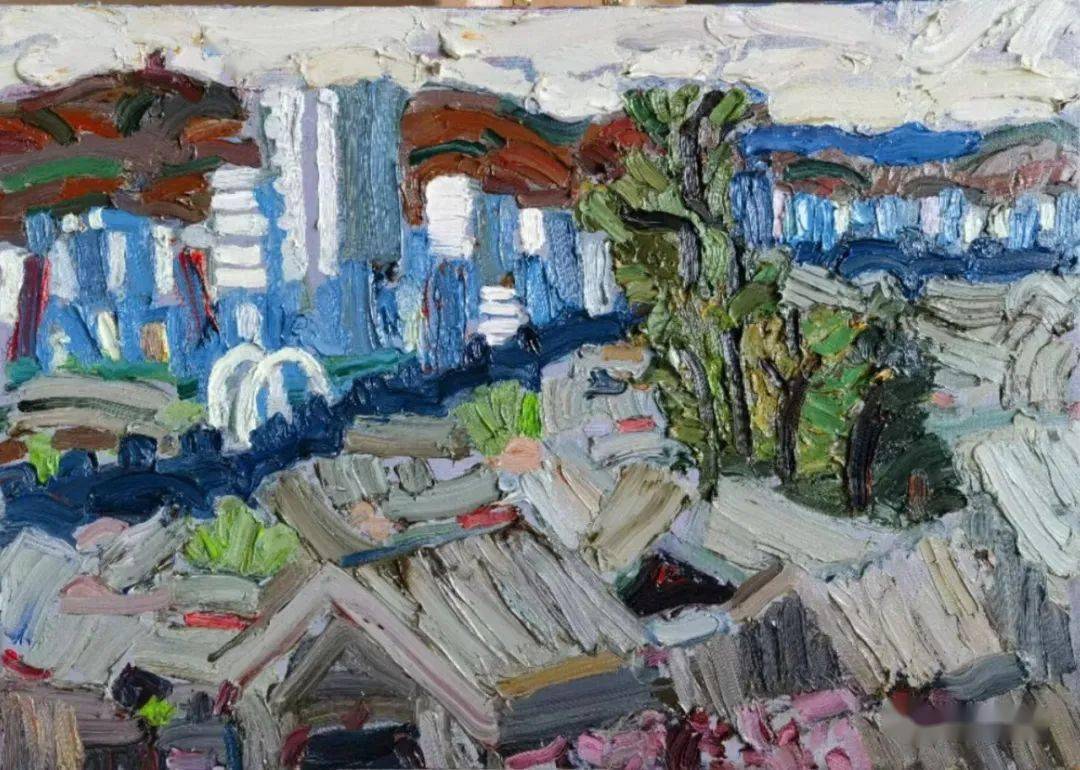 【写生啦】当代油画家2023写生新作(风景,人物)_cm_张立平_作品