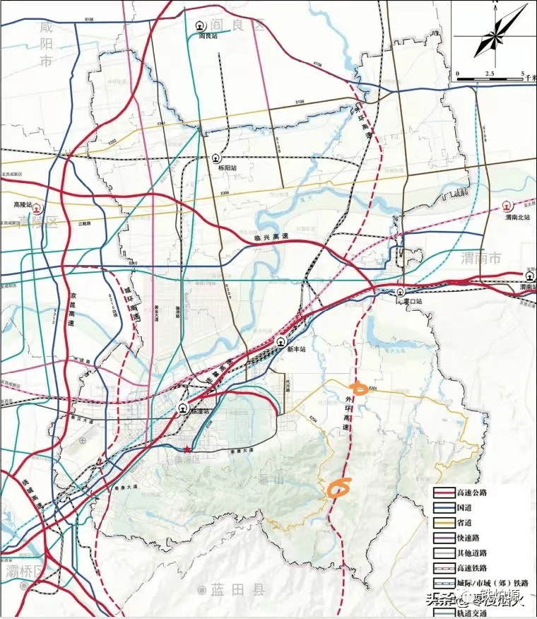 210国道临潼段路线图图片