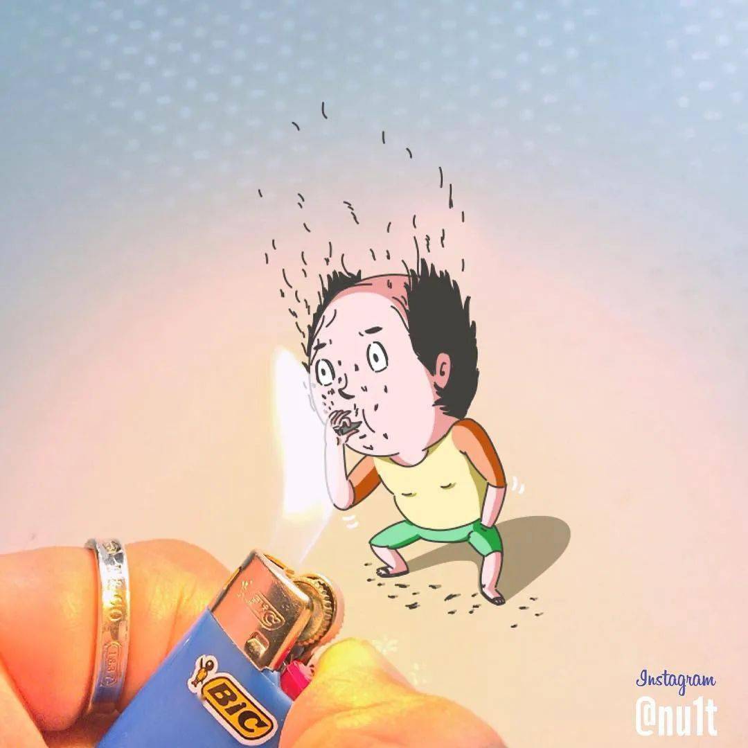 他笔下"又污又猥琐"的大叔插画,火爆全网!