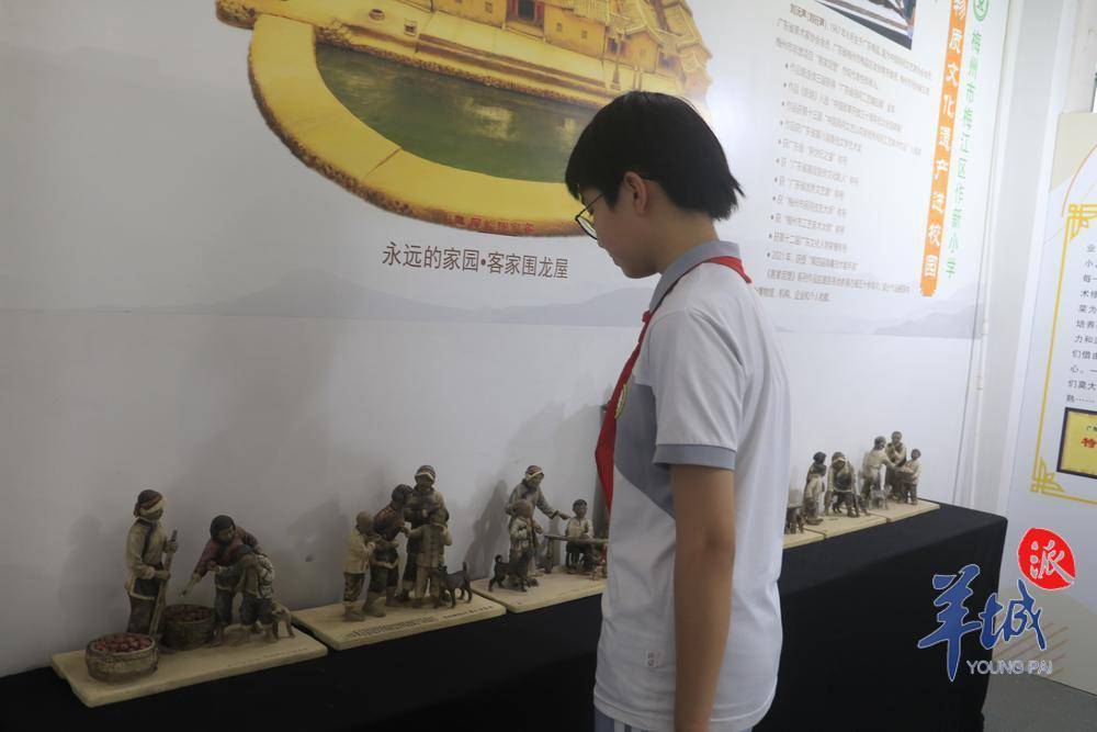 梅州梅江区作新小学开展"客家泥塑进校园"活动_刘沅_文化_作品