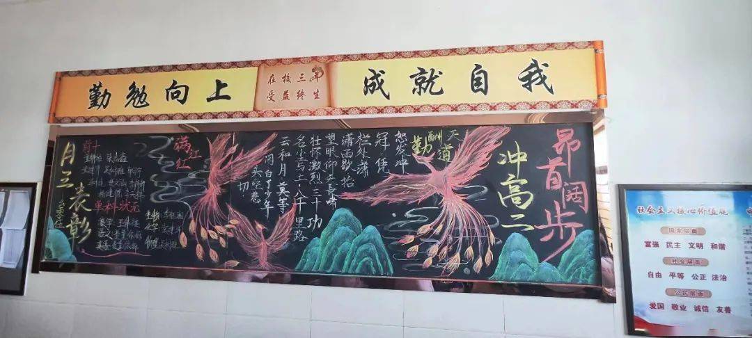 【板报展示】青春无悔 冲刺高二_高一_比赛_班级
