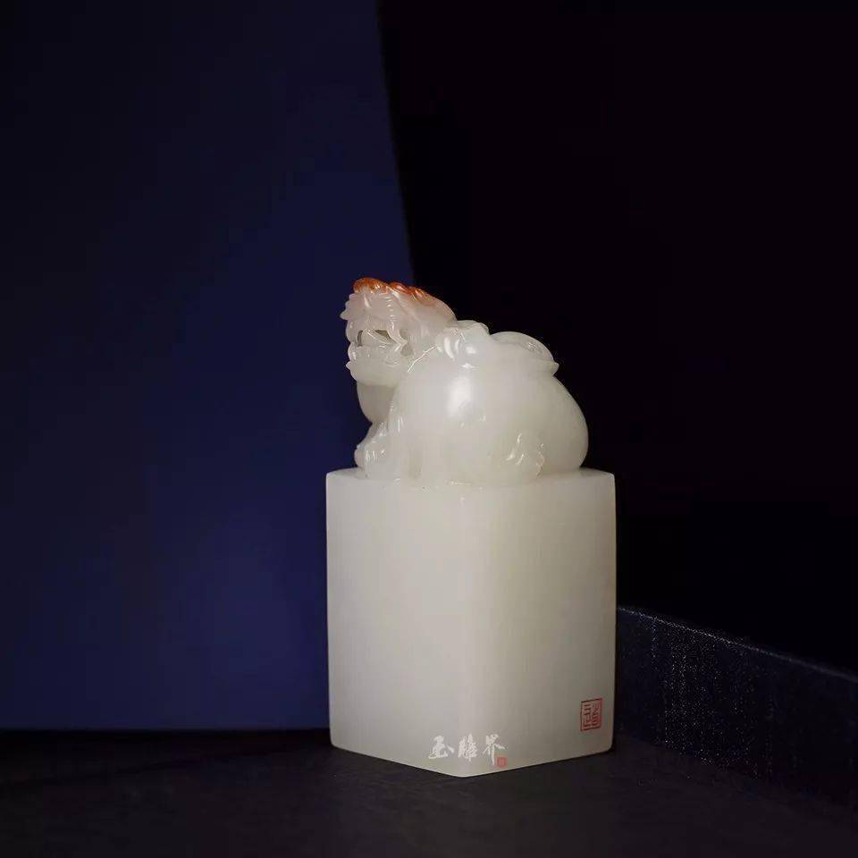 瑞兽印章,讲究!_玉石_作品_玉雕 瑞兽印章,讲究!_玉石_作品_玉雕