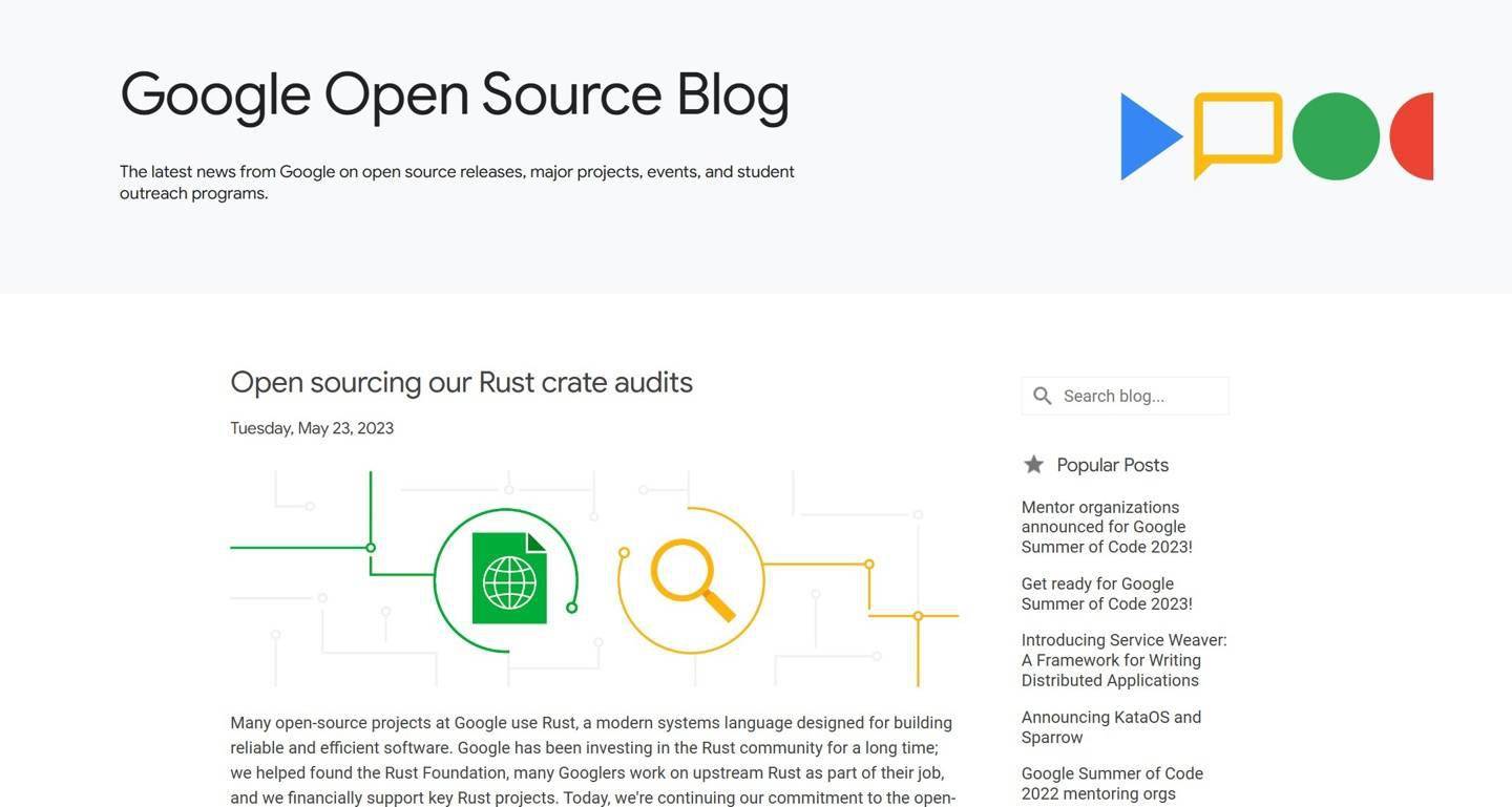 谷歌开源 Rust Crate 审查结果：便于 Rust 开发者验证源码安全