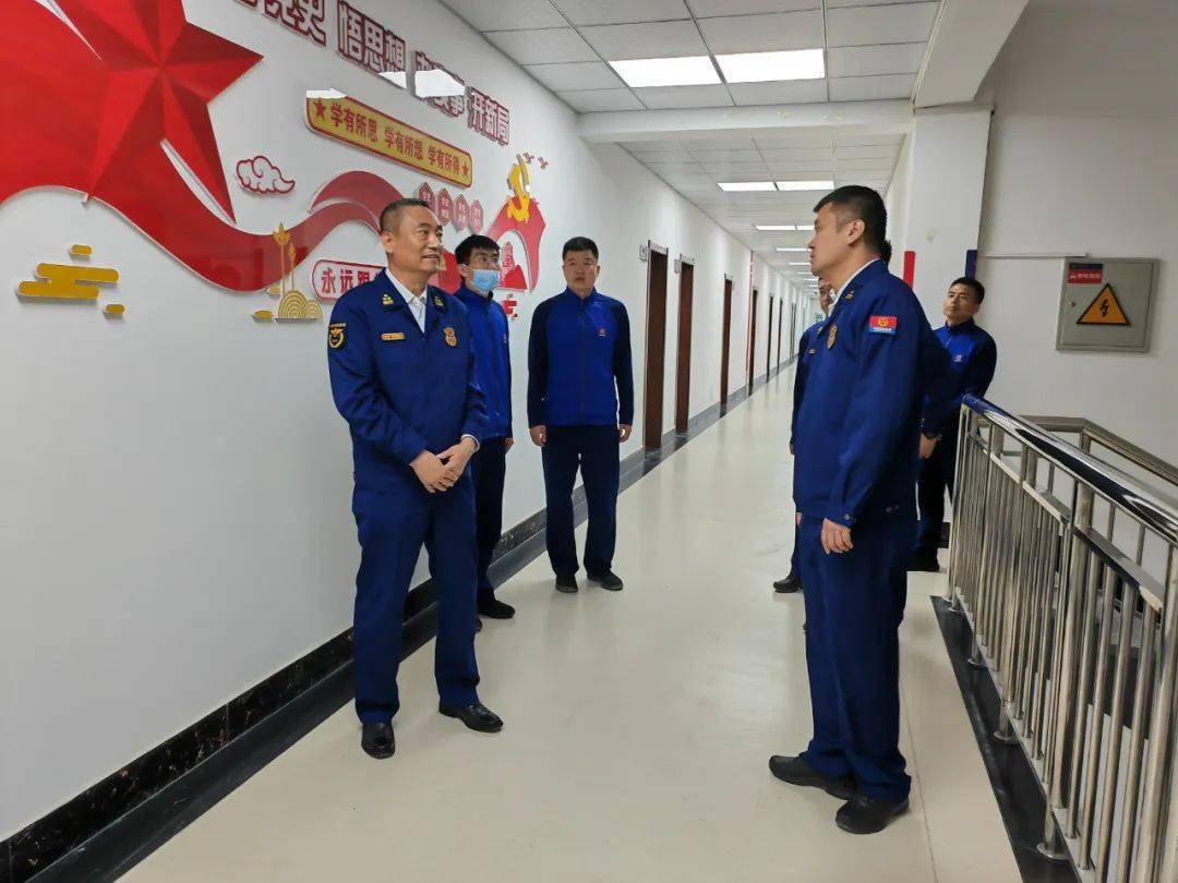 齐齐哈尔市消防救援支队赵玉宝政委深入龙沙大队调研指导工作_建设_教