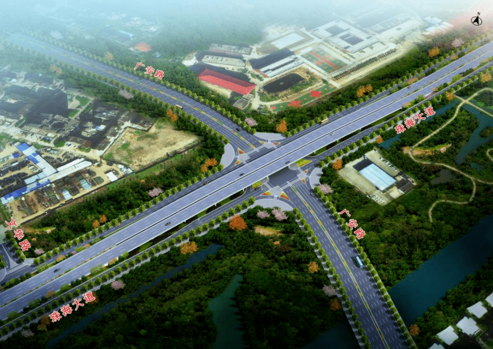 双向十车道!效果图曝光!珠海大道,大变身!_双湖_节点_主线
