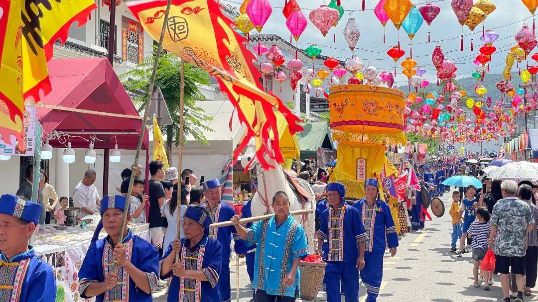 东源举办"蓝大将军出巡节"_漳溪畲族乡_文化_活动