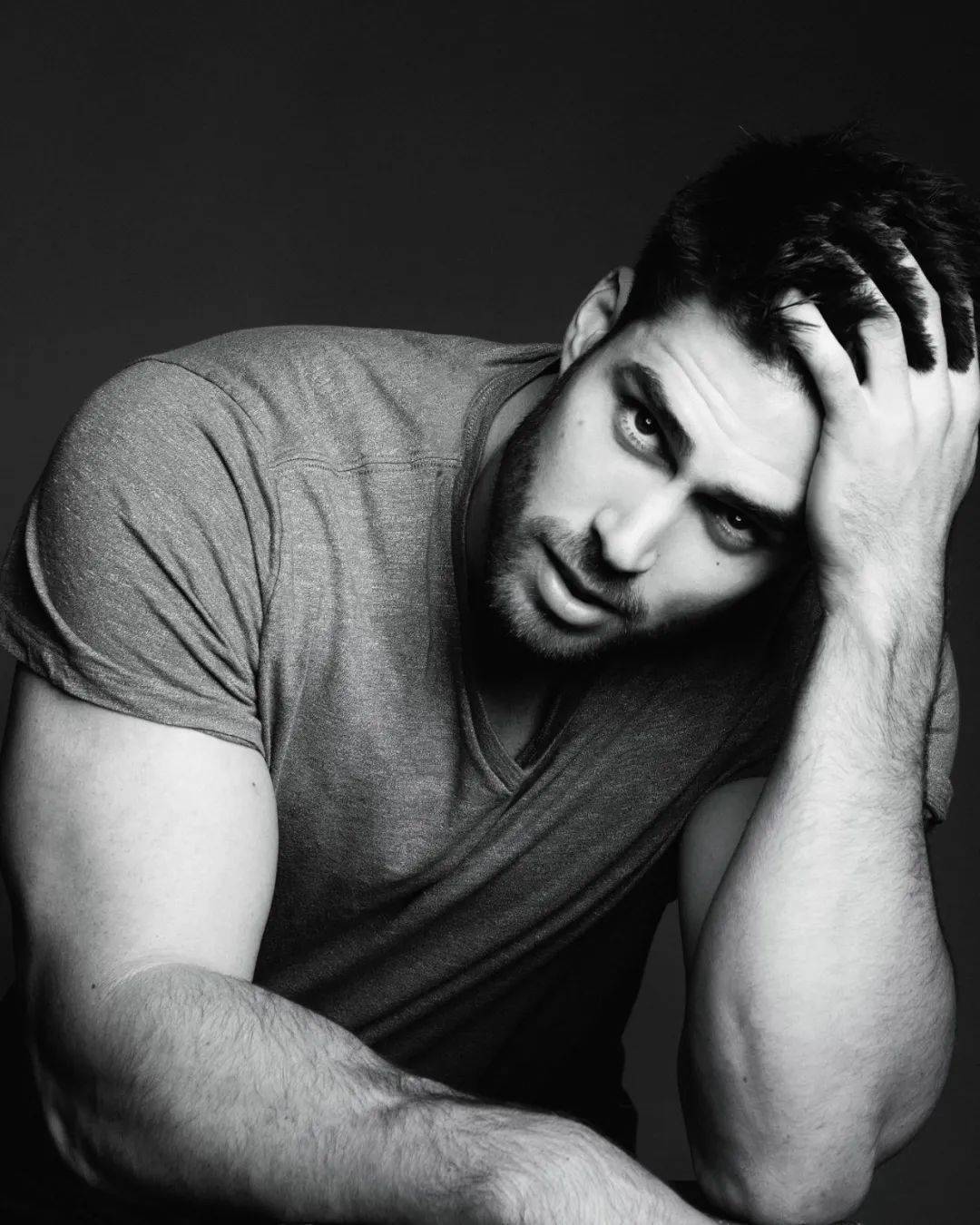 美国最新大码男模特,这个真的挺帅的!_hunter_产业_拉夫劳伦