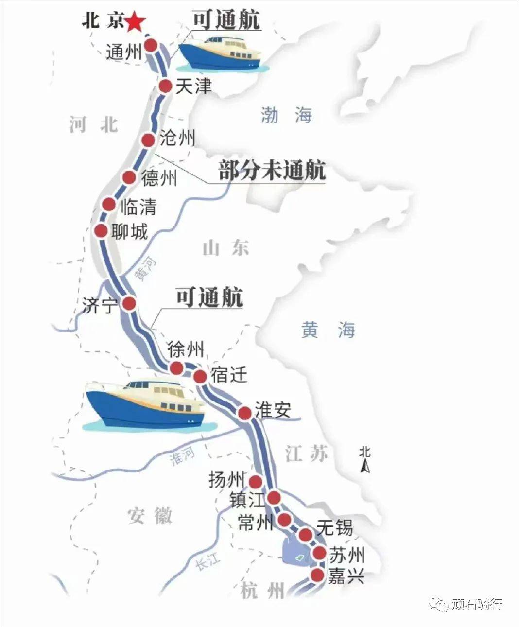 京杭大运河骑行路书图片