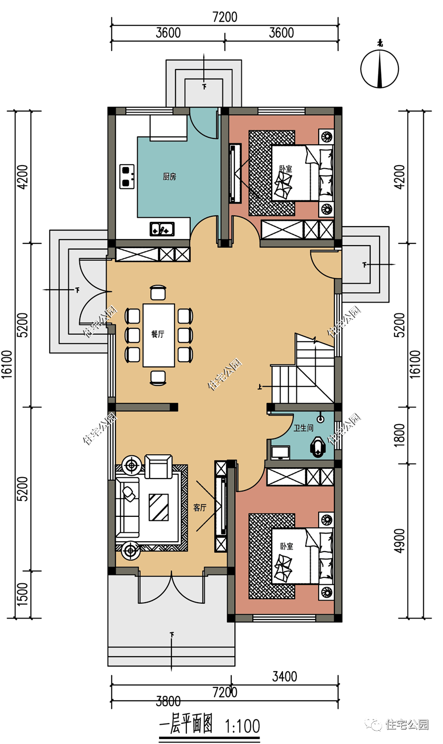 七米面宽自建房图图片