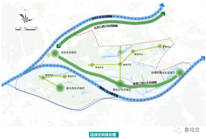 【规划】富阳区东洲岛西单元控规公示,打造集文化体验,水上运动,休闲