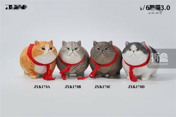 JXK 1/6 肥猫3.0 可爱萌系猫咪宠物模型摆件手办潮玩_搜狐网