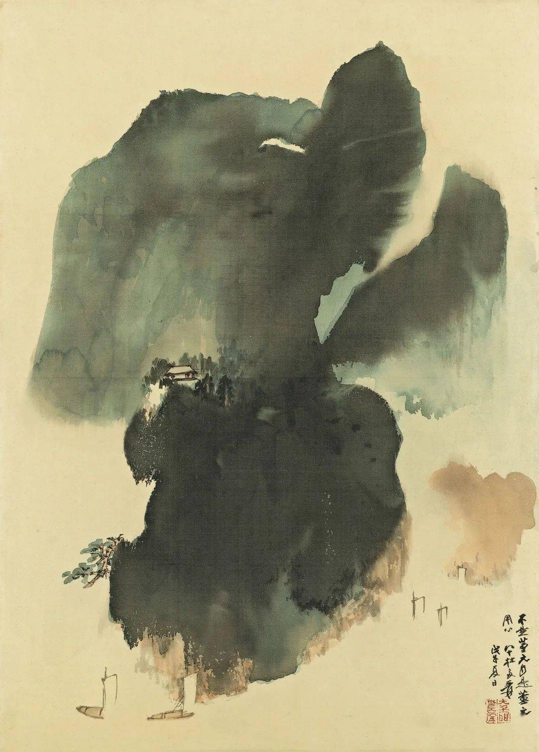 观画| 张大千泼墨山水(高清)_最好的_生活_文化