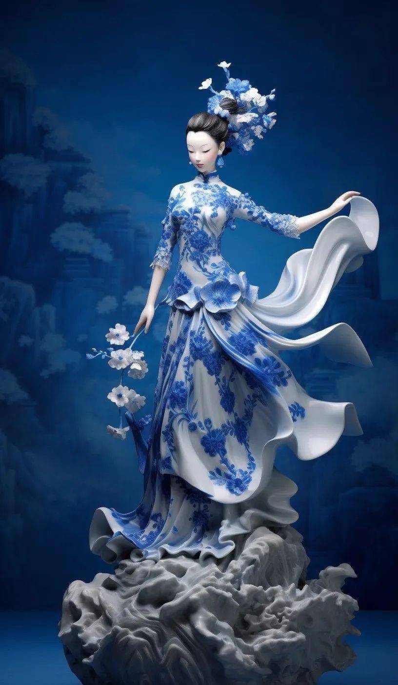 如此稀少精致写实的人形青花瓷,让人看了移不开眼!_教育部_作品_学科