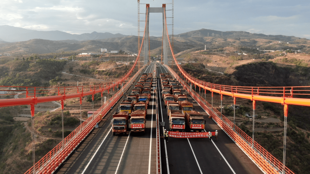 作风革命 效能革命丨永大高速永仁大桥圆满完成荷载试验