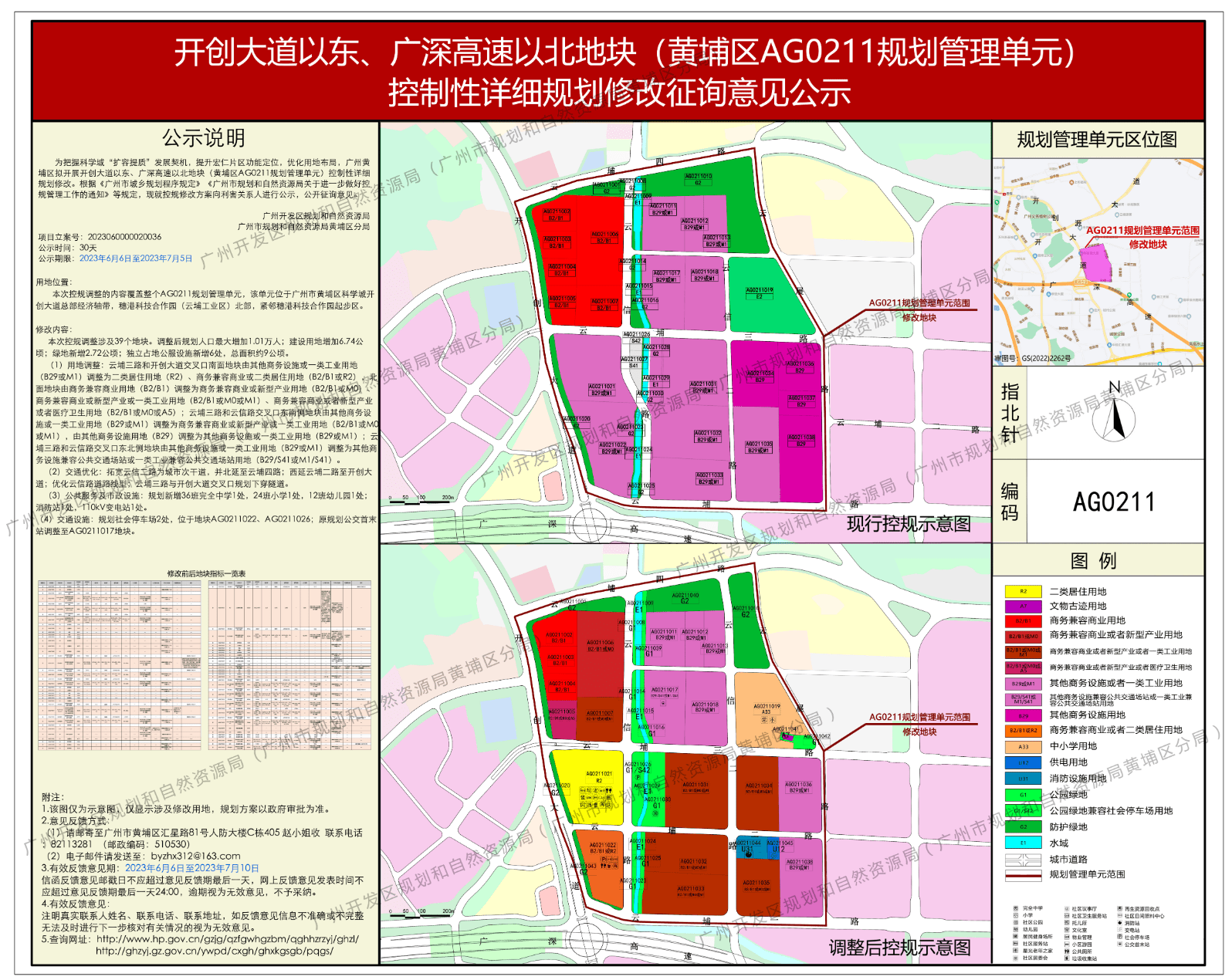 规划调整！黄埔云埔地块新增宅地和中小学 利好周边多个楼盘！_大道_用地_商务