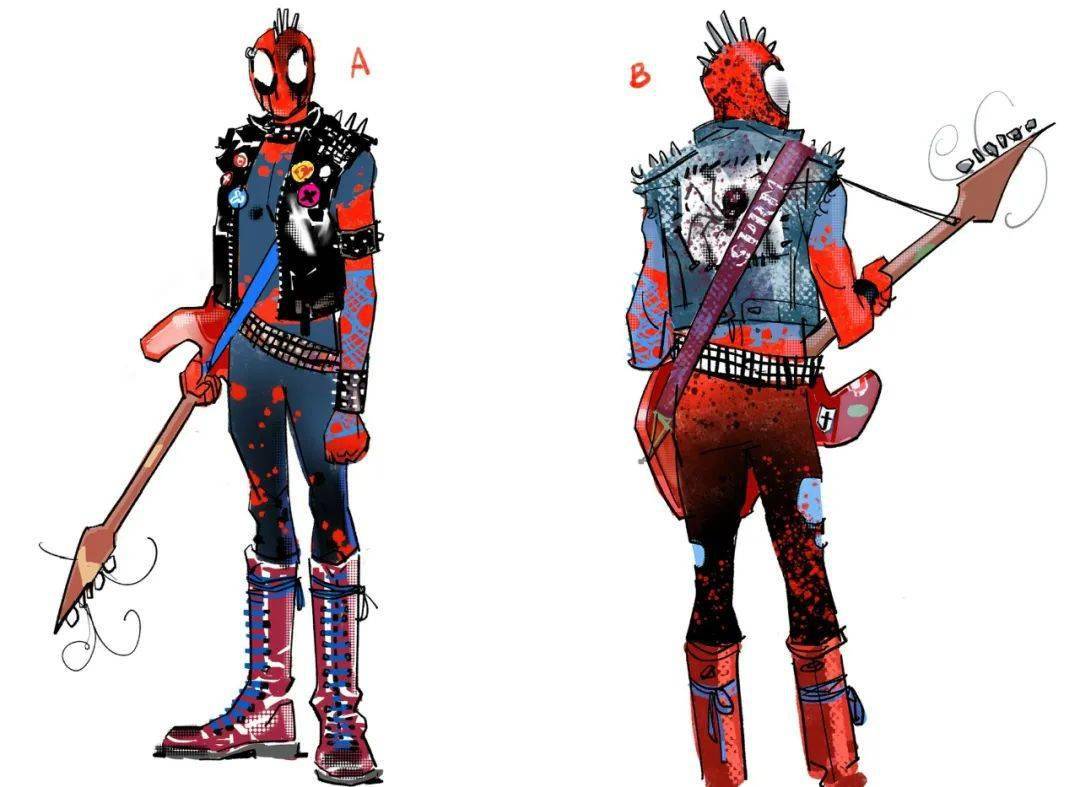 jim mahfood,ashley wood的影响这个角色也受到了当代漫画家diy橡皮