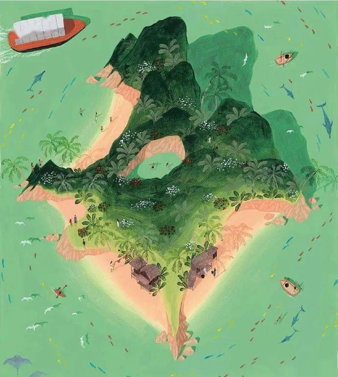 日本插画家yukiko noritake精致充满诗意的作品_des_漆进行_在线