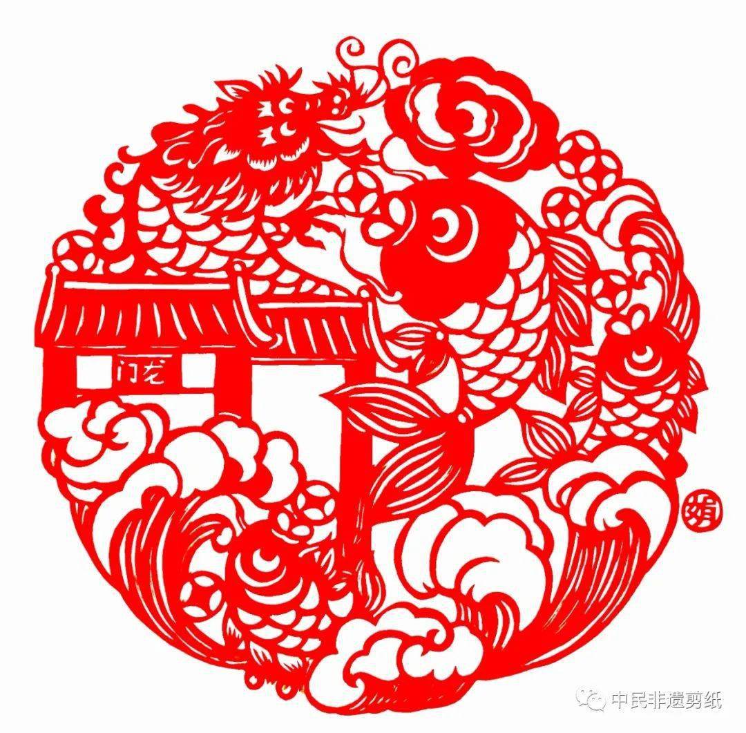 【聚焦成长 助力高考】中民非遗剪纸祝2023届高考学子"金榜题名"_民间