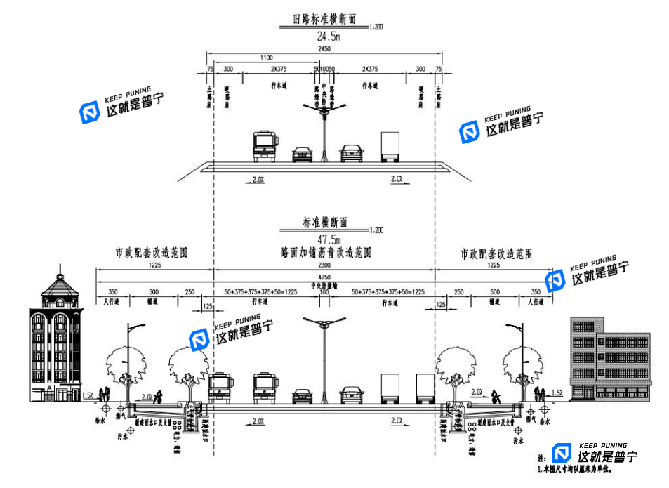 沿現狀省道s255(原縣道x110)向南行進,途經普寧市麒麟鎮,南徑鎮,佔隴