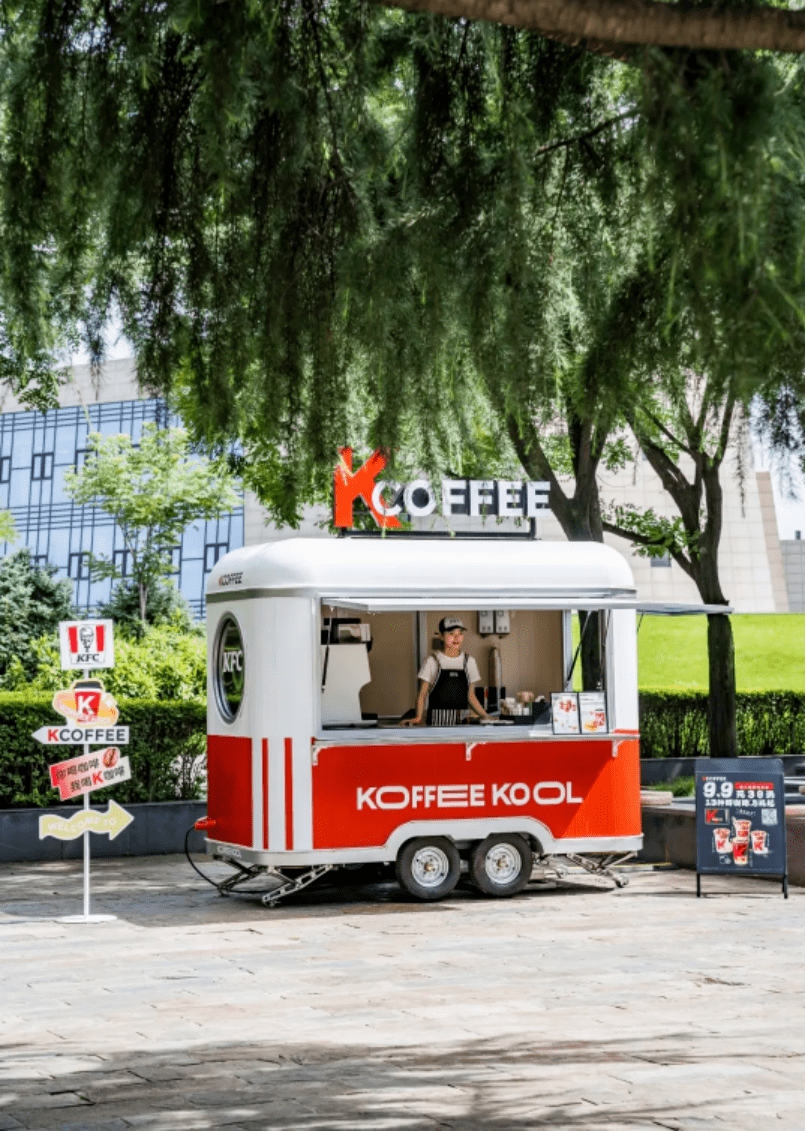 肯德基|咖啡胶囊车入驻欧亚学院啦!