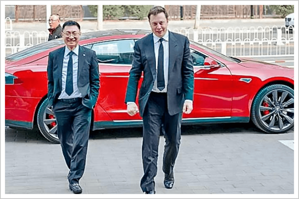 马斯克访华,他是幕后最忙的中国人_朱晓彤_特斯拉_上海