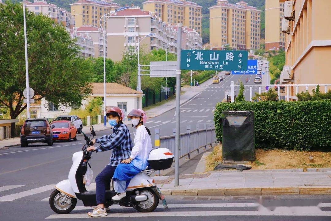 在路的尽头邂逅大海~_北山街_威海_新威